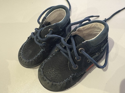 blaue knöchelhohe Wildleder Schuhe Gr 19 BAMA Flex Feet