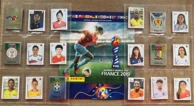 Panini, Women's World Cup France 2019, Complete Sticker Set + E. Album Frauen WM
