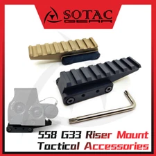 High Quality Tactical Fast Riser Mount For EXPS3 558 Holographic Optics SOTAC