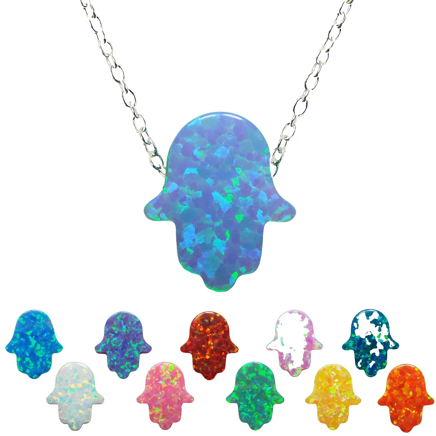 Opal suerte Cadena Collares y colgantes De moda