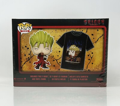 Funko Pop & Tee Trigun Vash w/ Donuts Figure XXL T-Shirt Gamestop