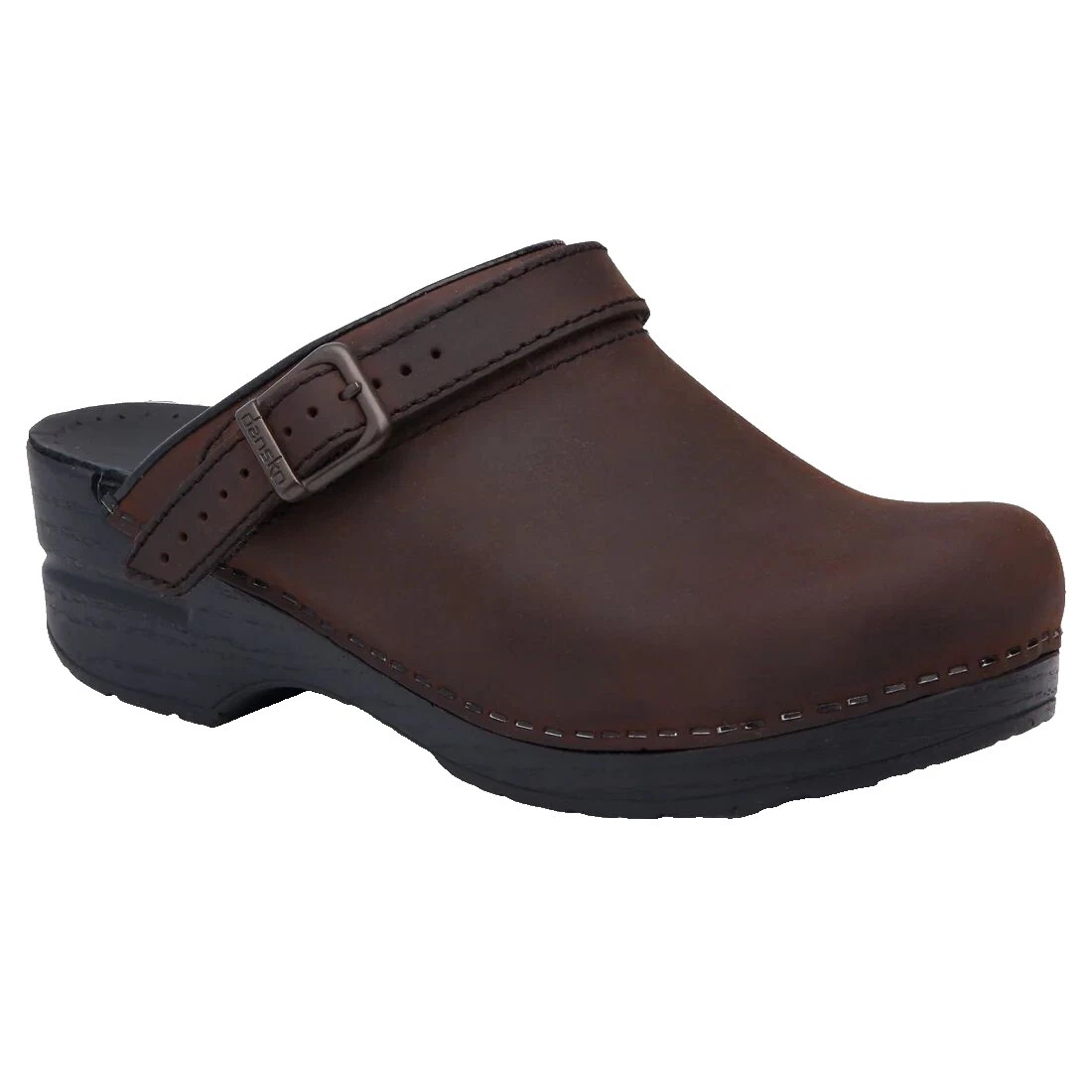 Zapatos Cómodos Marrón Dansko superior de cuero para mujeres