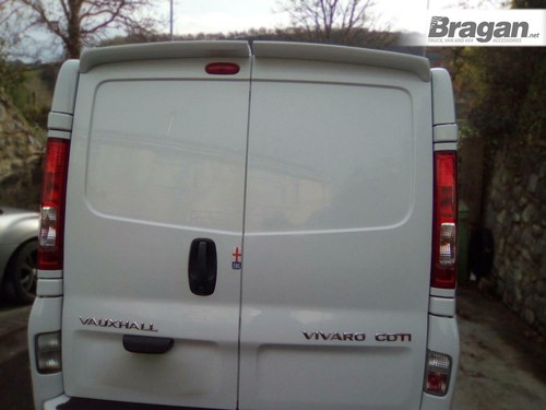 Rear Roof Spoiler To Fit Vauxhall Opel Vivaro 2014 - 2019 Barn Twin Door Model - Picture 2 of 7