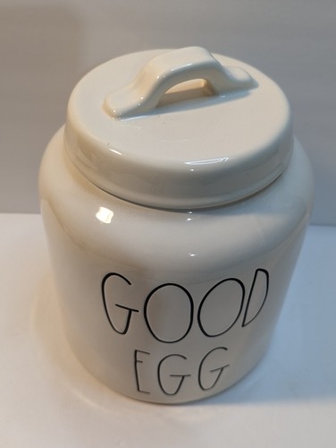 Rae Dunn Artisan By Magenta Collection - Easter “Good Egg” Canister with Lid - Picture 3 of 10