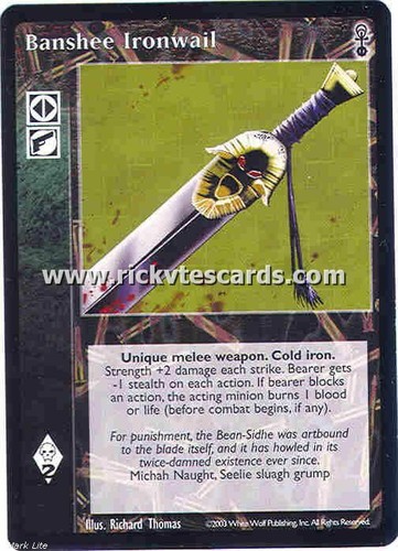 Banshee Ironwail x1 AE VTES Jyhad ET