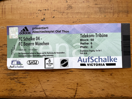 Geschenkidee für Fussball-Fans - Eintrittskarte vom Geburtstag ab 2000er - Picture 72 of 301