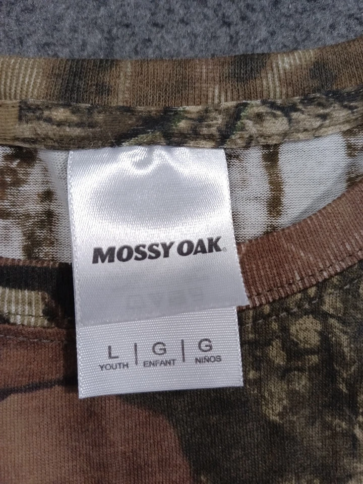 Mossy Oak Break Up Infinity Girls Short Sleeve T- Shirt Size Youth Large New Tag - Image 4 of 4