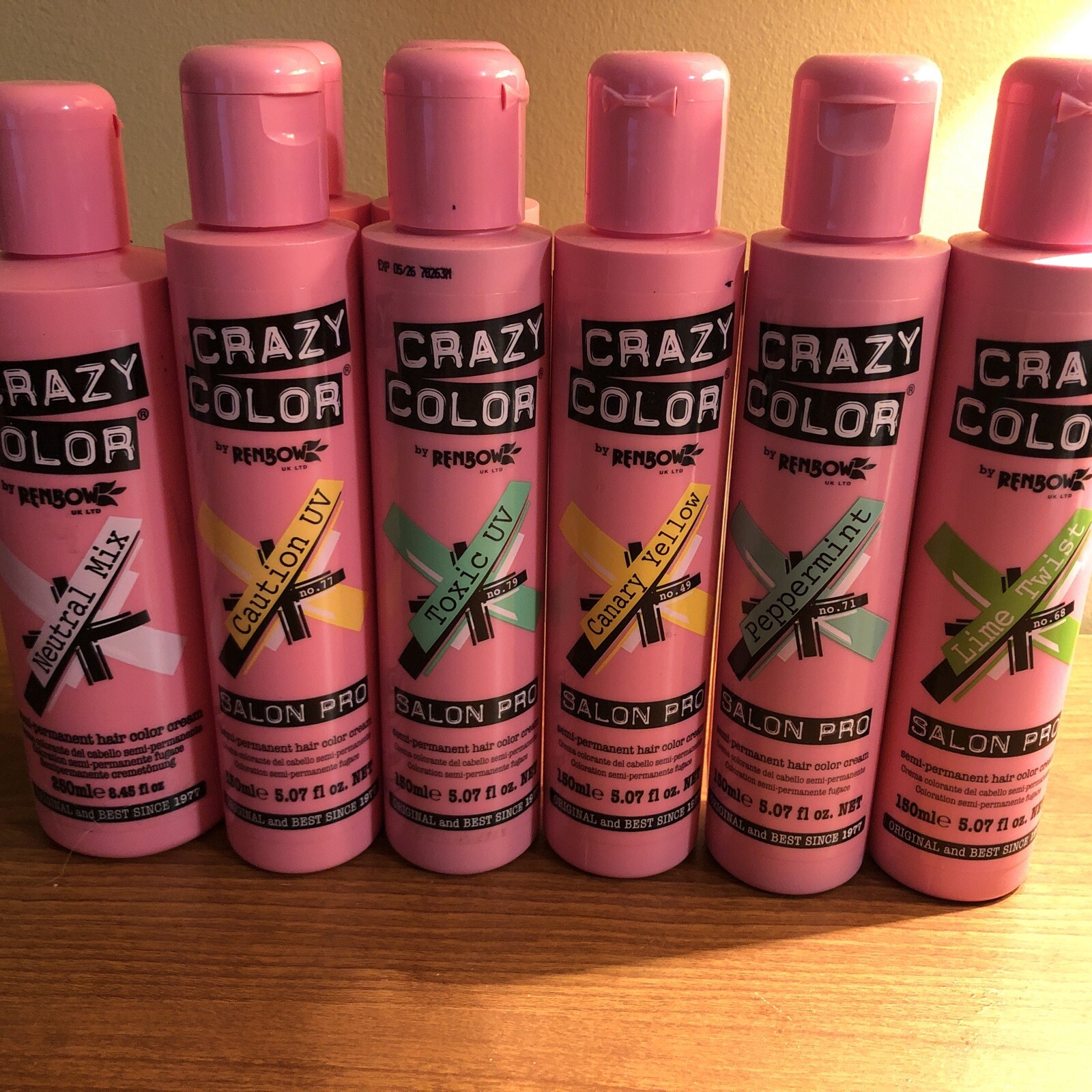 Semi Permanent Hair Color Lot Of 8