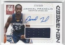 #/599  Jamaal Franklin RPA ▪  2013-14 Elite  New Breed Rookie Jersey Auto #NB-JF