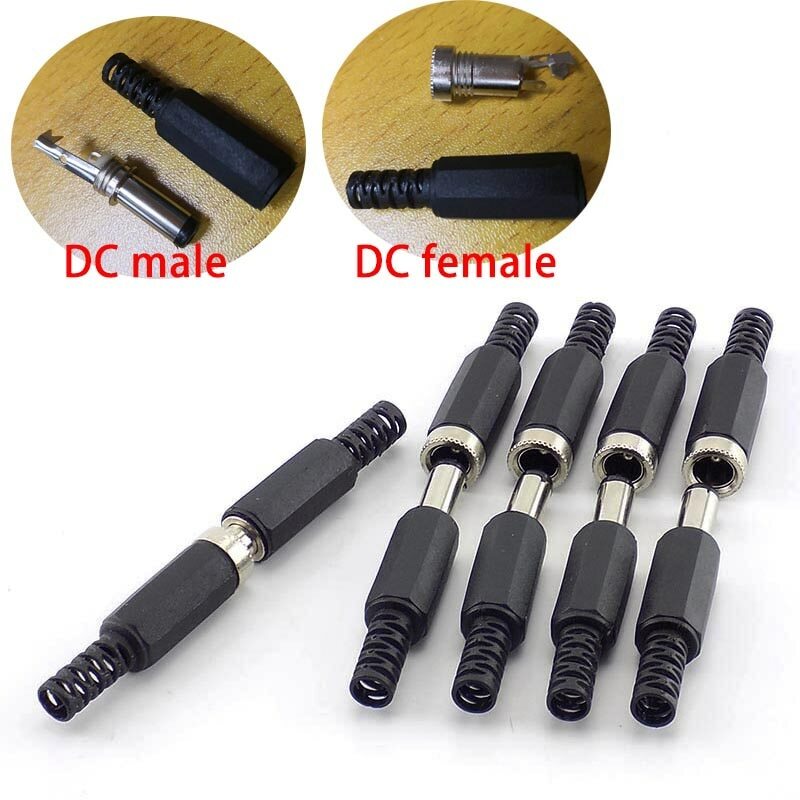 Set Da 10 Adattatori Di Alimentazione DC 5,5 X 2,1 Mm – Connettori E Convertitori Jack Universali