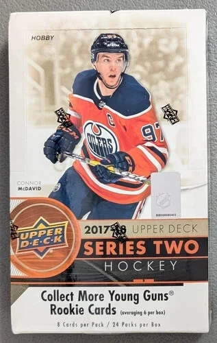 2017-18 Upper Deck Series 2 Hockey Hobby Boxes Factory Sealed