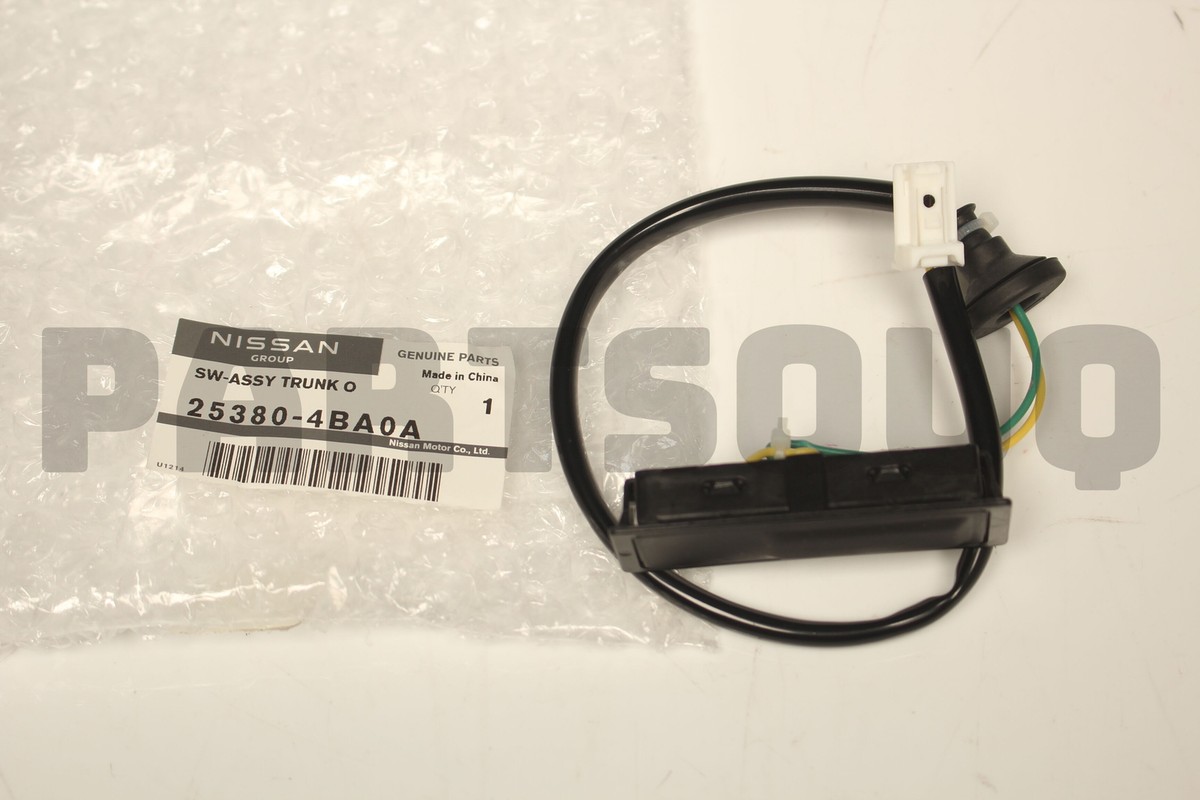 253804BA0A Genuine Nissan SW ASSY TRUNK O 25380-4BA0A | eBay