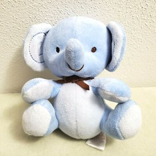 Fisher Price Presitige Small Plush Elephant Sewn Eyes Soft Stuffed 2012 6 Inch