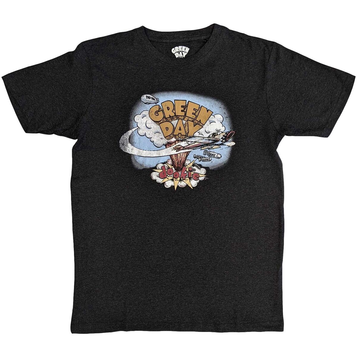 Green Day Dookie Vintage Black Short Sleeve T-Shirt Adult Green Day Dookie Vintage Black Short Sleeve T-Shirt Adult