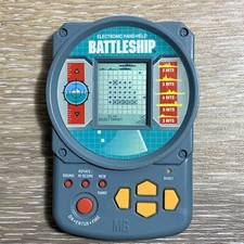 Vintage 1995 Milton Bradley Electronic Hand-held BATTLESHIP game Tested  Works