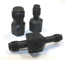 3pc Oxygen Sensor Spark Plug Socket Thread Chaser Repair Clean M18 M12 10mm 14mm