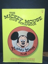 Vintage 1976 Walt Disney Mickey Mouse Club Scrapbook Special Souvenir Edition