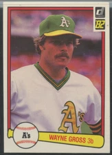 1982 Donruss #139 Wayne Gross Oakland Athletics