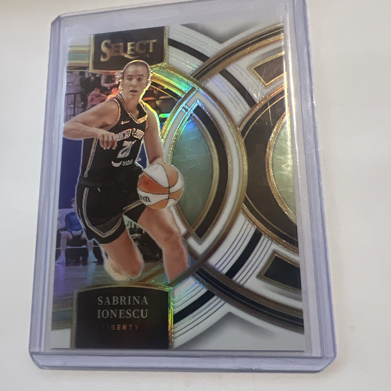 2024 Panini Select WNBA - Premier Level #174 Sabrina Ionescu  White 36/99