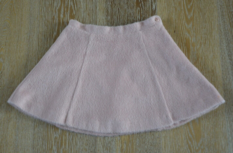 I Love Gorgeous Girls Wool Mohair Pink Skirt Size 8-9 lkNEW