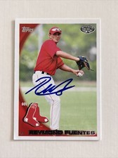 Reymond Fuentes Autographed 2010 Topps Pro Debut Card #186 In Person N049