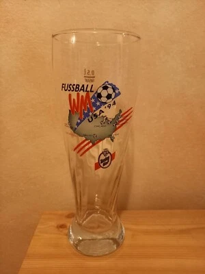 altes Weizenbierglas 0,5L, Brauerei Törring, Fussball WM 1994 - Bild 1 von 2