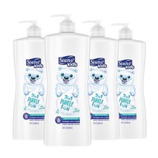 Suave Kids Purely Fun 3 in 1 Shampoo Conditioner Body Wash 28 Fl Oz Pack of 4