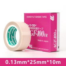 Adhesive PTFE Tape AGF-100FR Glass Cloth Tape 0.13x25x10 for Heat Seal Machine