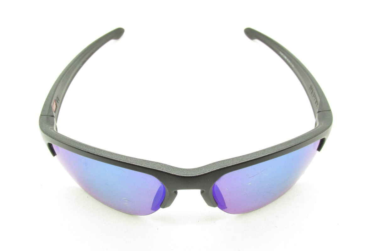 Oakley Sliver PRIZM SAPPHIRE ネイビーフレーム Sliver™ Edge Sapphire Iridium Polarized Lenses, Steel Frame