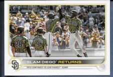 2022 Topps Series 1 #125 “Slam Diego Returns” - San Diego Padres Checklist Base
