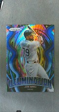 2022 Panini Prizm Illumination Navy Carolina Blue Prizm #2 Jose Abreu White Sox