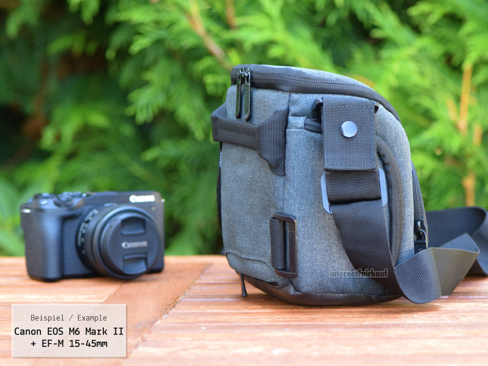 Kameratasche Fototasche rot passend für Canon SX240 HS SX260 HS