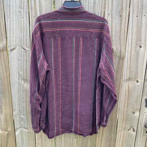 Tommy Bahama Purple Silk Wool Blend XL Long Sleeve - Picture 3 of 4