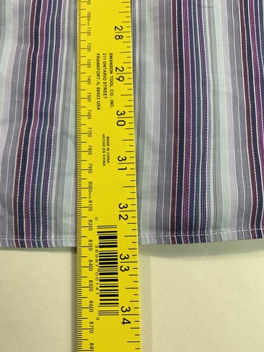 Bugatchi Hemd Herren Large Gestreift Langarm Uomo Knopfleiste - Bild 10 von 11