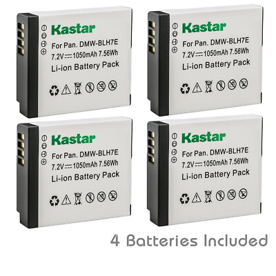 2x Kastar Battery for Panasonic Lumix CGA-S004 DMC-FX2 Lumix DMC-FX7