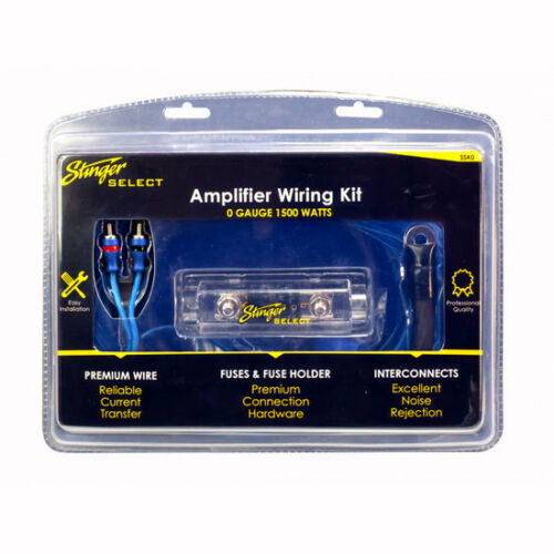 New! Stinger SSK0 1/0 gauge Complete Car Audio Amplifier Installation Wiring Kit - Picture 1 of 2