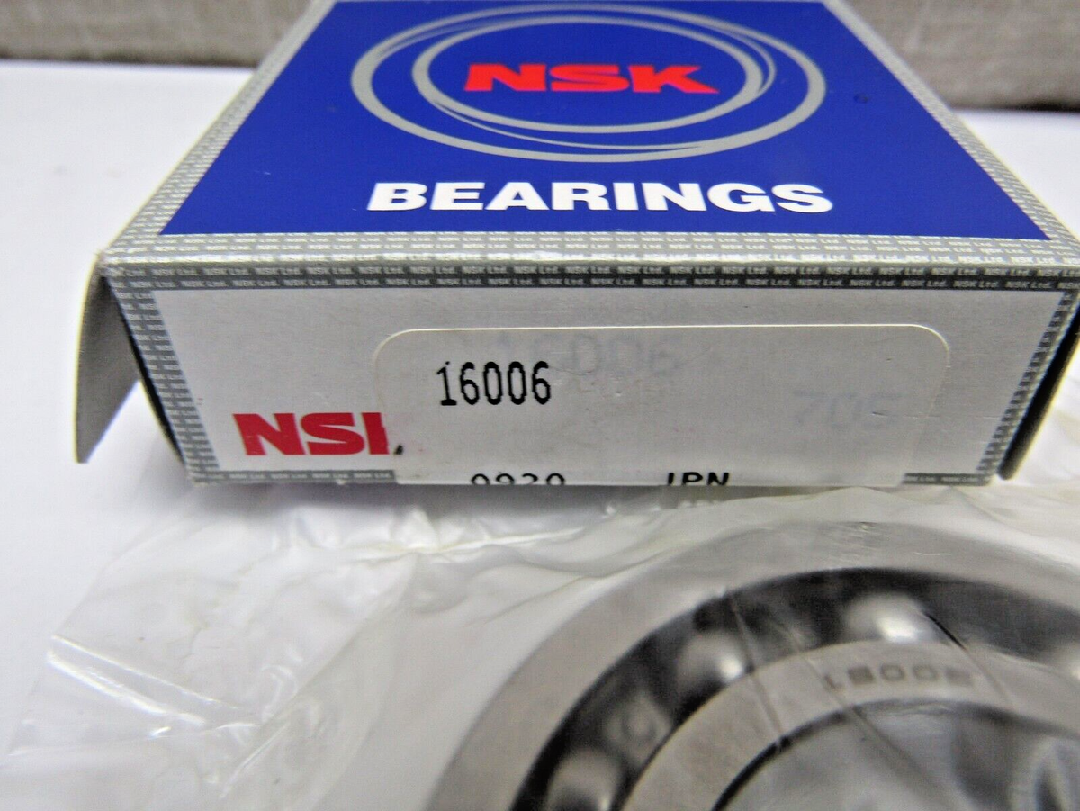 NSK Japan 16006 30mm X 55mm X 9 mm Open Bearing | eBay