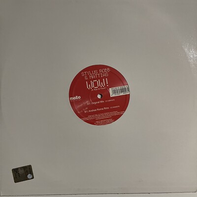 STYLUS ROBB & MATTIAS wow! ￼ vinile 12 Mix 2009 MOLTO