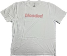 Frank Ocean Blonded Logo T-Shirt Pink  White X-Large Brand New