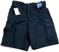 NWT MENS 44 GALLS POLY COTTON CARGO POCKET BDU EMS SHORTS TR361 NAVY
