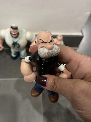 Popeye Braccio Di Ferro Mezco 2001 Action Figure Lotto. Olivia Bruto - Foto 5 di 21