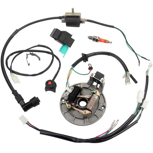 Arnés de cableado bobina de encendido estator magnético para 110 Dirt Pit Bike 50 70 125cc - Imagen 1 de 6