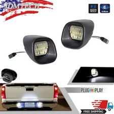 White License Number Plate LED Lights Lamp For GMC Sonoma Jimmy Chevy Blazer S10