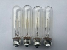   4-pack Clear 15W Tubular Bulbs for Aquariums, Cabinets and More