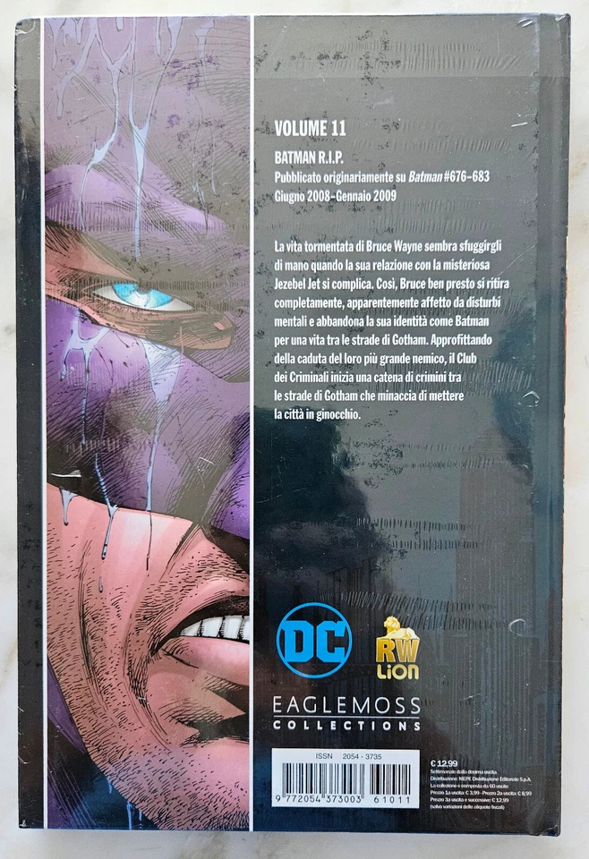 c5 DC COMICS GRANDI STORIE SUPEREROI BATMAN R.I.P.  n. 11- nuovo blister - Immagine 4 di 4