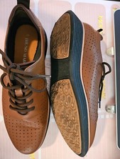 Bruno Marc Men's MaxFlex Fashion Dress Brown Sneakers Oxfords Classic Size 9.5