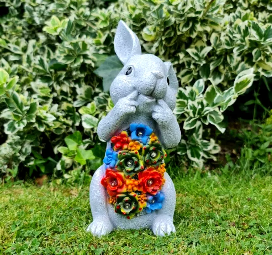 Solar rabbit garden light outlet