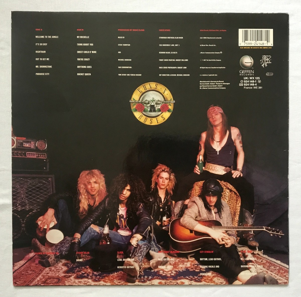洋楽 Guns N' Roses Appetite for Destruction Appetite for Destruction - Wikipedia