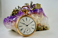 1901 Waltham Vanguard Grade Model 1892 21 Jewels 18 Size Pocket Watch Runs