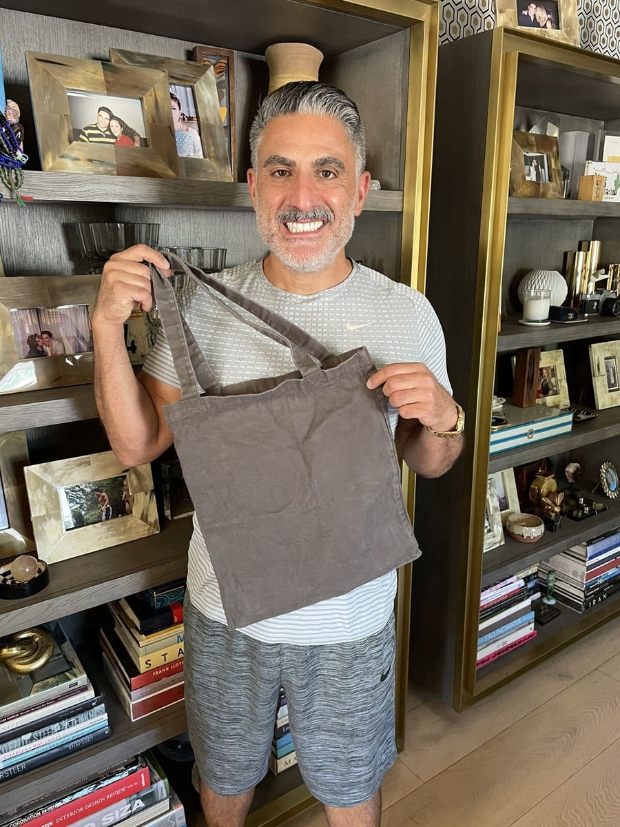 Rick Owens Drkshdw Heavy Flannel Cotton Canvas Tote Bag Rick Owens Drkshdw Heavy Flannel Cotton Canvas Tote Bag